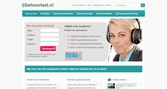 Desktop Screenshot of gehoortest.nl