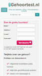 Mobile Screenshot of gehoortest.nl
